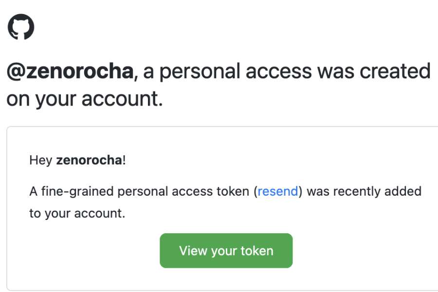 GitHub / Access Token